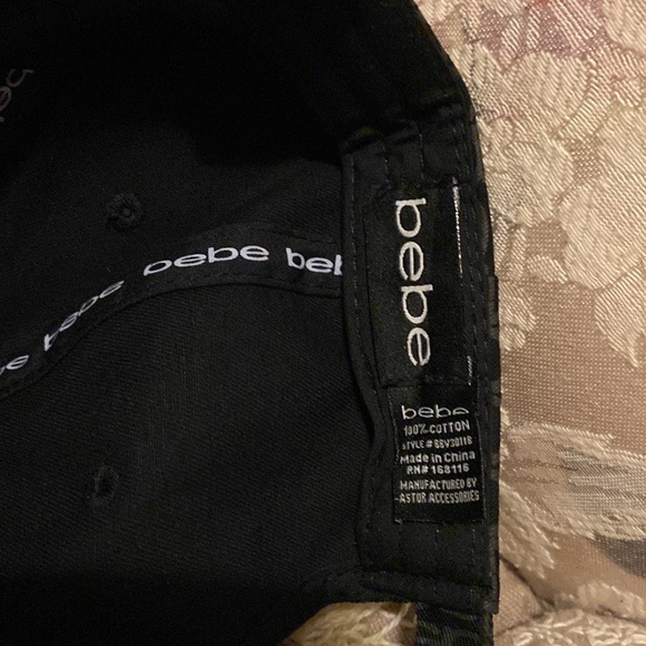 ♣️🩶♣️NWT BEBE All OverLogo 💯% Cotton Hat - Picture 9 of 16